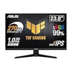 【23%OFF】ASUSの人気ゲーミングモニター「TUF Gaming VG249QM1A」が期間限定の超特価！プロ仕様の270Hz高速リフレッシュレートを体感せよ